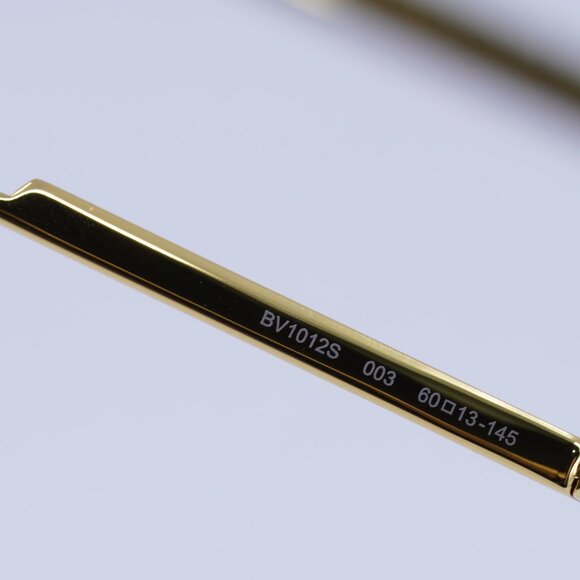 Bottega Veneta BV1012S 003 Sunglasses Gold Aviator Frame, Brown Lenses - Picture 8 of 13